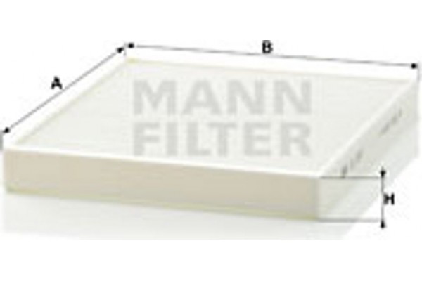 MANN-FILTER Φίλτρο, Αέρας Εσωτερικού Χώρου - Cu 2757