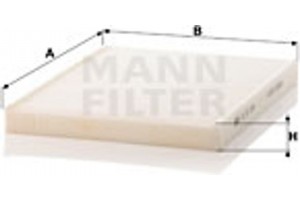 MANN-FILTER Φίλτρο, Αέρας Εσωτερικού Χώρου - Cu 27 004