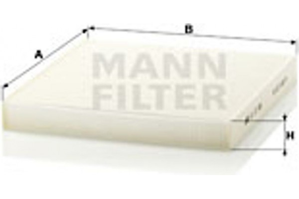 MANN-FILTER Φίλτρο, Αέρας Εσωτερικού Χώρου - Cu 27 008