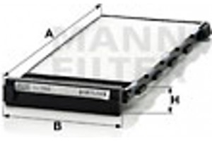 MANN-FILTER Φίλτρο, Αέρας Εσωτερικού Χώρου - Cu 2808-2