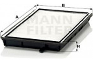 MANN-FILTER Φίλτρο, Αέρας Εσωτερικού Χώρου - Cu 2835
