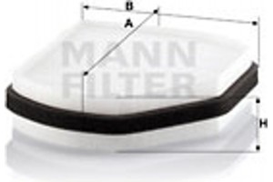 MANN-FILTER Φίλτρο, Αέρας Εσωτερικού Χώρου - Cu 2897