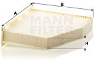 MANN-FILTER Φίλτρο, Αέρας Εσωτερικού Χώρου - Cu 2939