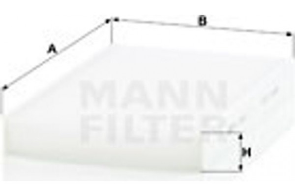 MANN-FILTER Φίλτρο, Αέρας Εσωτερικού Χώρου - Cu 2940