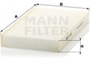 MANN-FILTER Φίλτρο, Αέρας Εσωτερικού Χώρου - Cu 2951
