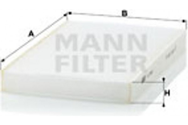 MANN-FILTER Φίλτρο, Αέρας Εσωτερικού Χώρου - Cu 2952