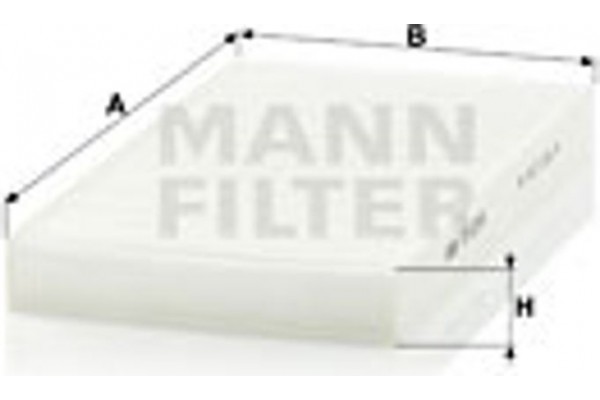 MANN-FILTER Φίλτρο, Αέρας Εσωτερικού Χώρου - Cu 2956