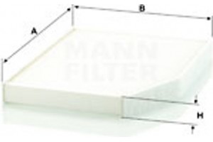 MANN-FILTER Φίλτρο, Αέρας Εσωτερικού Χώρου - Cu 29 007