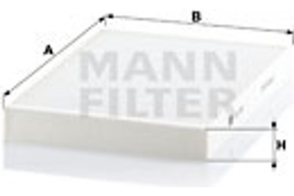MANN-FILTER Φίλτρο, Αέρας Εσωτερικού Χώρου - Cu 3037