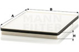MANN-FILTER Φίλτρο, Αέρας Εσωτερικού Χώρου - Cu 3132