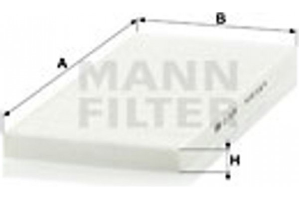 MANN-FILTER Φίλτρο, Αέρας Εσωτερικού Χώρου - Cu 3138