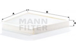 MANN-FILTER Φίλτρο, Αέρας Εσωτερικού Χώρου - Cu 3172/1
