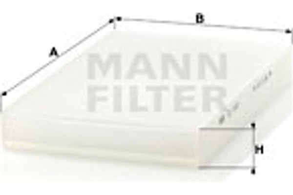 MANN-FILTER Φίλτρο, Αέρας Εσωτερικού Χώρου - Cu 3192