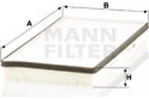 MANN-FILTER Φίλτρο, Αέρας Εσωτερικού Χώρου - Cu 3340