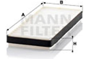 MANN-FILTER Φίλτρο, Αέρας Εσωτερικού Χώρου - Cu 3415