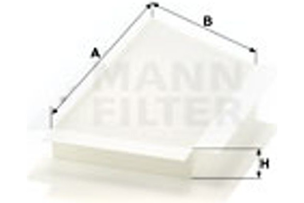MANN-FILTER Φίλτρο, Αέρας Εσωτερικού Χώρου - Cu 3448