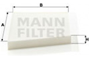 MANN-FILTER Φίλτρο, Αέρας Εσωτερικού Χώρου - Cu 3461