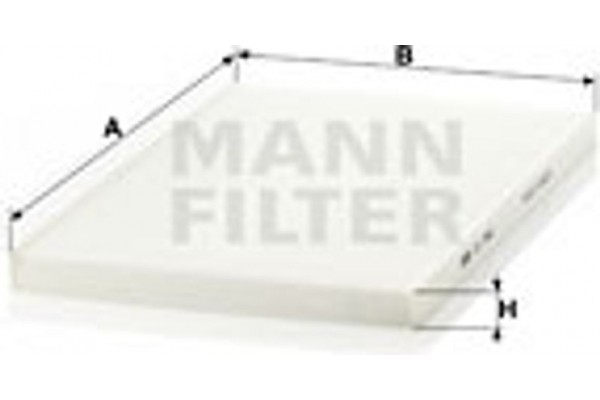 MANN-FILTER Φίλτρο, Αέρας Εσωτερικού Χώρου - Cu 3562