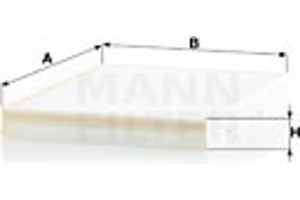 MANN-FILTER Φίλτρο, Αέρας Εσωτερικού Χώρου - Cu 3780