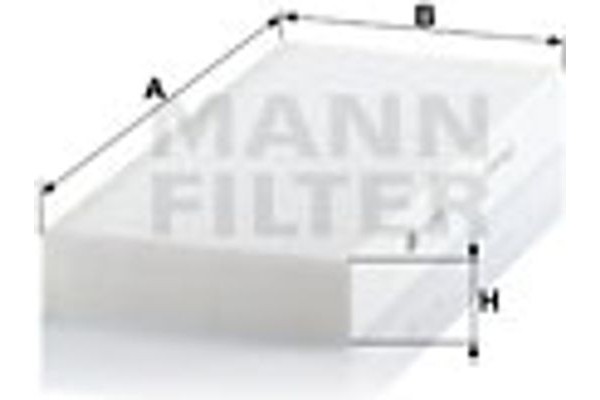 MANN-FILTER Φίλτρο, Αέρας Εσωτερικού Χώρου - Cu 37 230