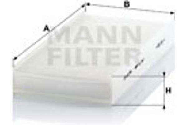 MANN-FILTER Φίλτρο, Αέρας Εσωτερικού Χώρου - Cu 3847