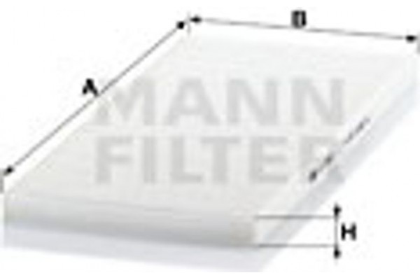 MANN-FILTER Φίλτρο, Αέρας Εσωτερικού Χώρου - Cu 3942