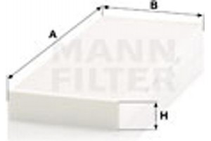 MANN-FILTER Φίλτρο, Αέρας Εσωτερικού Χώρου - Cu 3959