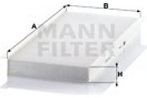 MANN-FILTER Φίλτρο, Αέρας Εσωτερικού Χώρου - Cu 4054