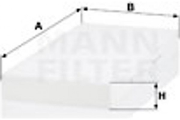 MANN-FILTER Φίλτρο, Αέρας Εσωτερικού Χώρου - Cu 40 110