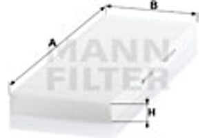 MANN-FILTER Φίλτρο, Αέρας Εσωτερικού Χώρου - Cu 4151
