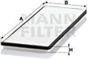 MANN-FILTER Φίλτρο, Αέρας Εσωτερικού Χώρου - Cu 4251