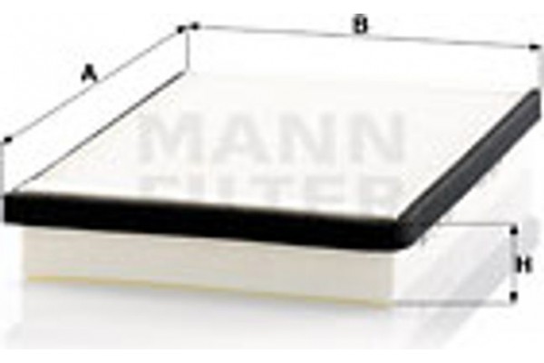 MANN-FILTER Φίλτρο, Αέρας Εσωτερικού Χώρου - Cu 42 100/1