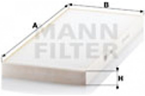 MANN-FILTER Φίλτρο, Αέρας Εσωτερικού Χώρου - Cu 4580