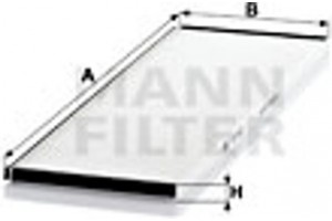 MANN-FILTER Φίλτρο, Αέρας Εσωτερικού Χώρου - Cu 4627