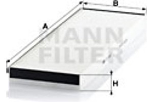 MANN-FILTER Φίλτρο, Αέρας Εσωτερικού Χώρου - Cu 4662