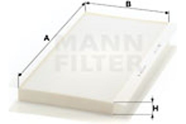 MANN-FILTER Φίλτρο, Αέρας Εσωτερικού Χώρου - Cu 5366