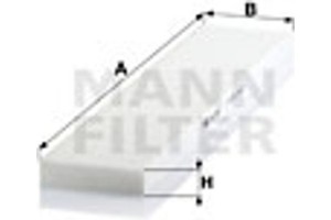 MANN-FILTER Φίλτρο, Αέρας Εσωτερικού Χώρου - Cu 5480