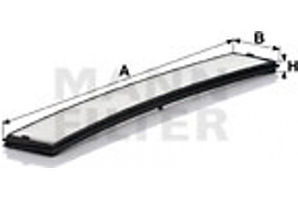 MANN-FILTER Φίλτρο, Αέρας Εσωτερικού Χώρου - Cu 6724