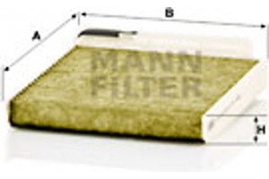 MANN-FILTER Φίλτρο, Αέρας Εσωτερικού Χώρου - Fp 1829