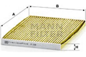 MANN-FILTER Φίλτρο, Αέρας Εσωτερικού Χώρου - Fp 1936