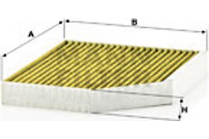 MANN-FILTER Φίλτρο, Αέρας Εσωτερικού Χώρου - Fp 2450