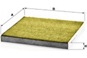 MANN-FILTER Φίλτρο, Αέρας Εσωτερικού Χώρου - Fp 2544