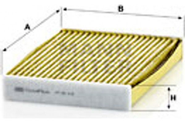 MANN-FILTER Φίλτρο, Αέρας Εσωτερικού Χώρου - Fp 25 012