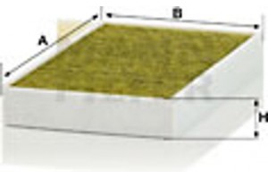 MANN-FILTER Φίλτρο, Αέρας Εσωτερικού Χώρου - Fp 25 015