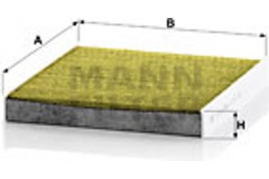 MANN-FILTER Φίλτρο, Αέρας Εσωτερικού Χώρου - Fp 26 009