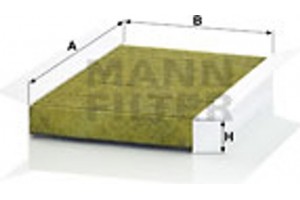 MANN-FILTER Φίλτρο, Αέρας Εσωτερικού Χώρου - Fp 2747