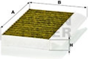 MANN-FILTER Φίλτρο, Αέρας Εσωτερικού Χώρου - Fp 27 021-2