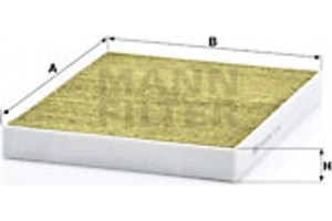 MANN-FILTER Φίλτρο, Αέρας Εσωτερικού Χώρου - Fp 2842