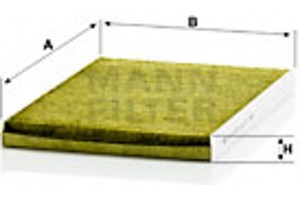 MANN-FILTER Φίλτρο, Αέρας Εσωτερικού Χώρου - Fp 2882