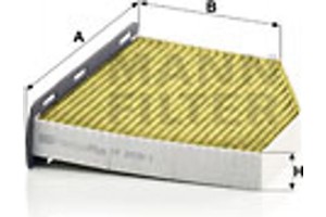 MANN-FILTER Φίλτρο, Αέρας Εσωτερικού Χώρου - Fp 2939/1